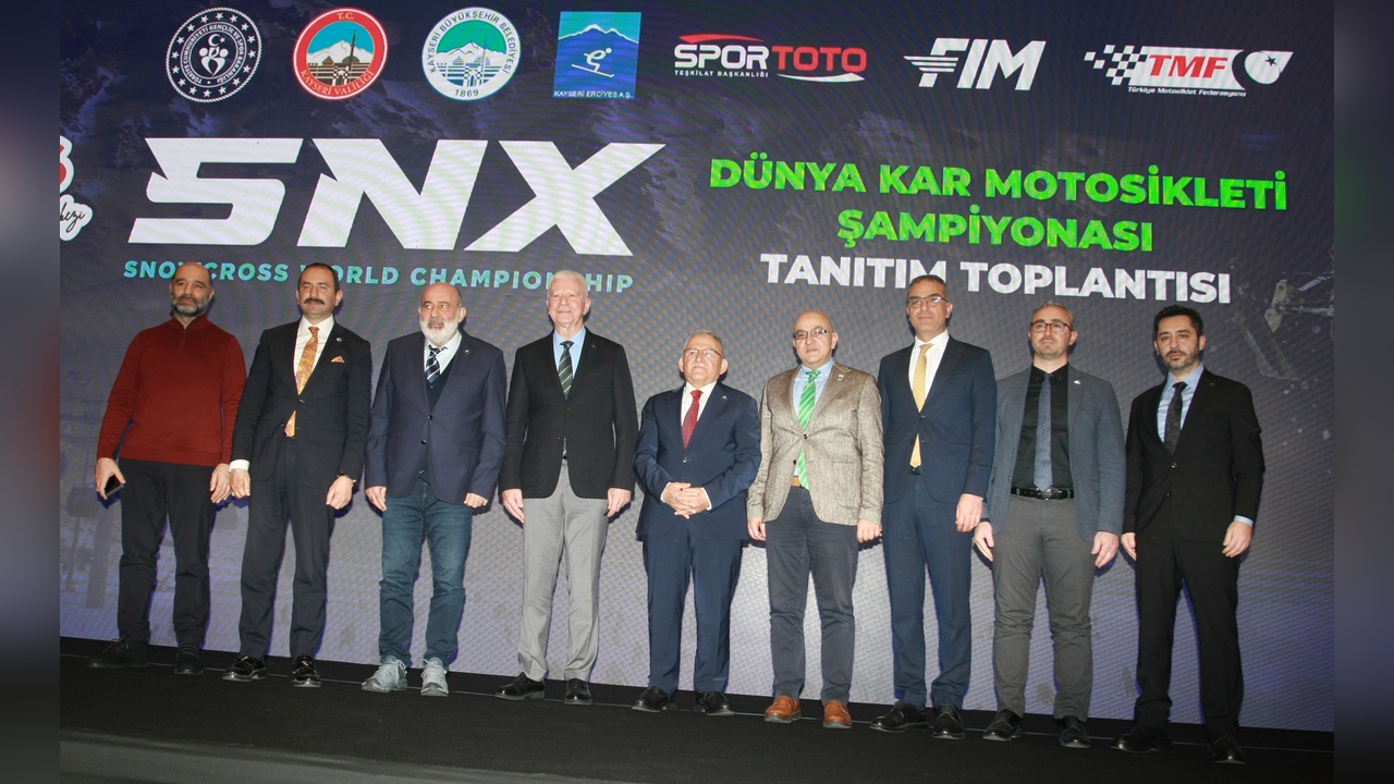 FIM Dünya Kar Motosikleti Şampiyonası Tanıtım Toplantısı Yapıldı