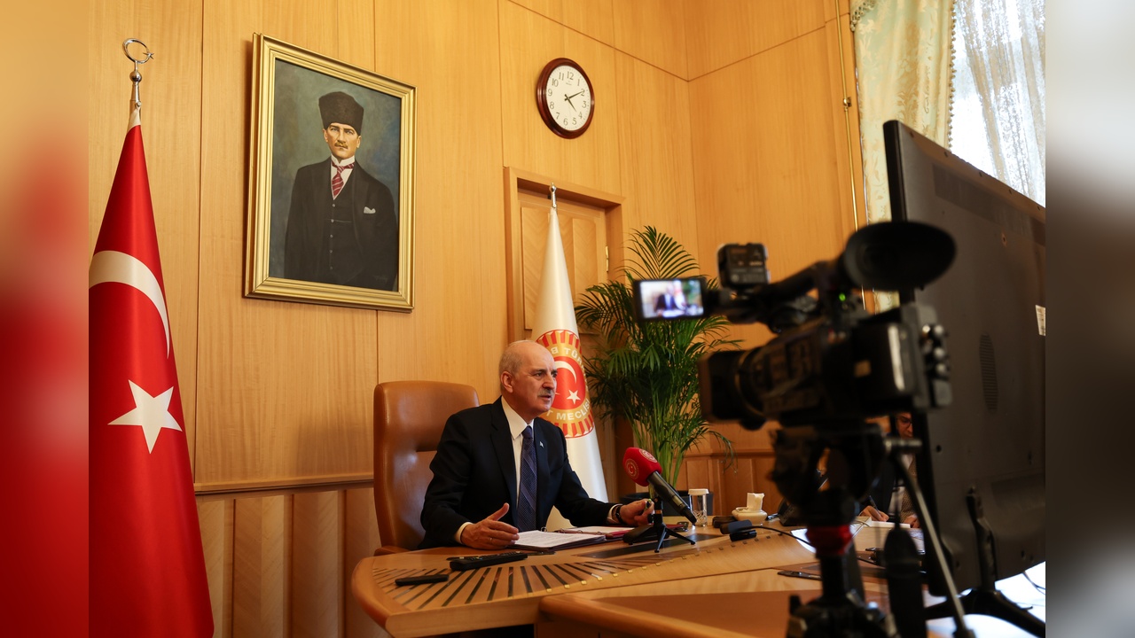 Kurtulmuş ve Stefanchuk Video Konferansla Bir Araya Geldi