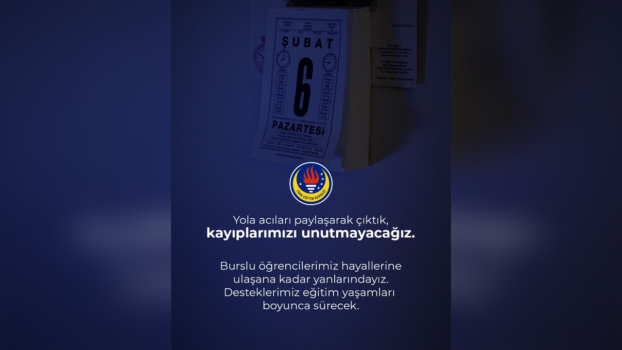 TED Afet Bursu Programı ile Öğrenciler Desteklenecek