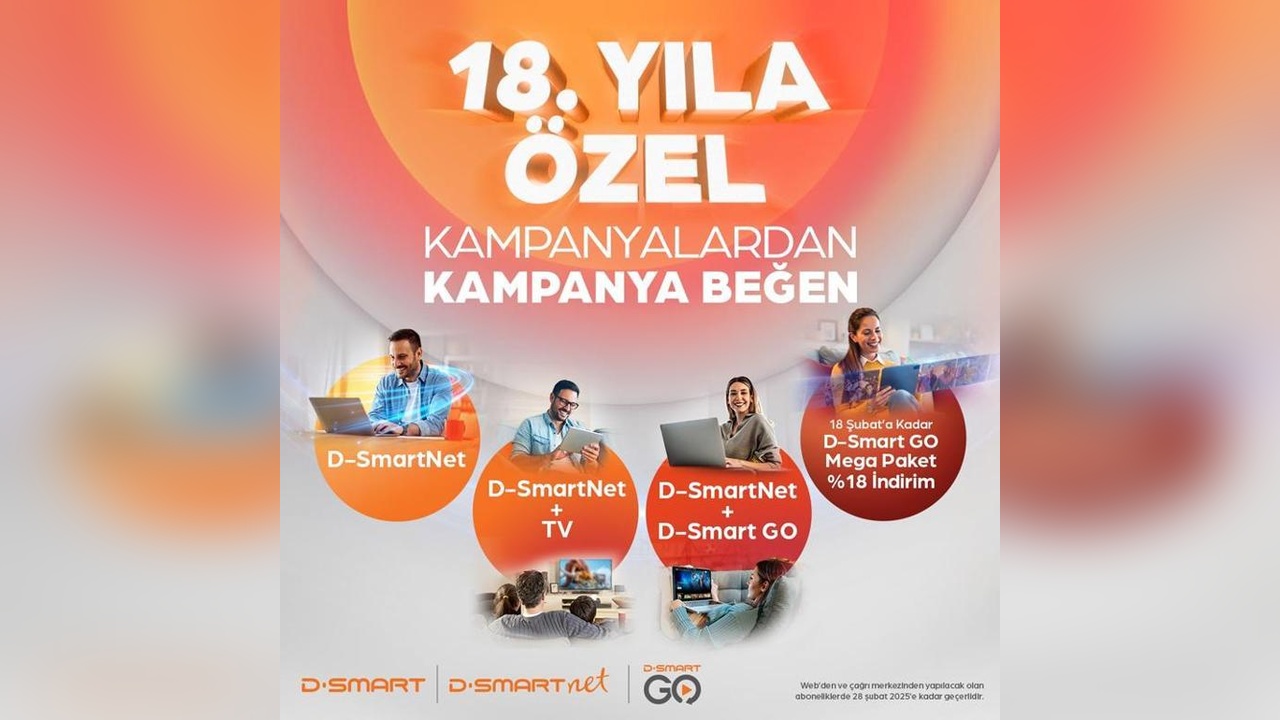 D-Smart, 18. Yaşını Kutluyor: İzleyicilere Özel Sürprizler Hazırlandı