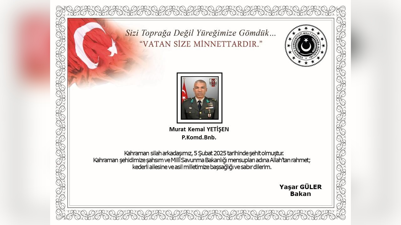 Şırnak'ta Şehit Binbaşı Kemal Yetişen İçin Anma Töreni Düzenlendi