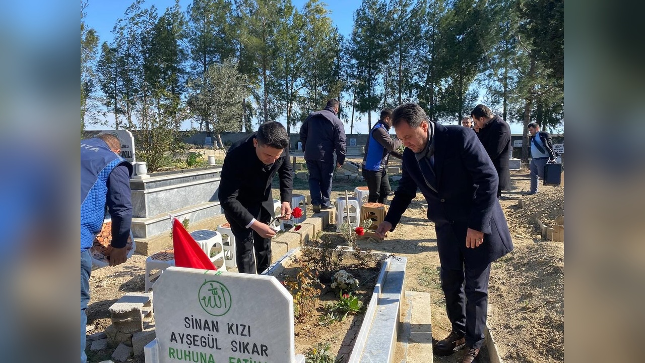 Depremde Hayatını Kaybeden Polis Memuru İçin Anma Töreni Düzenlendi