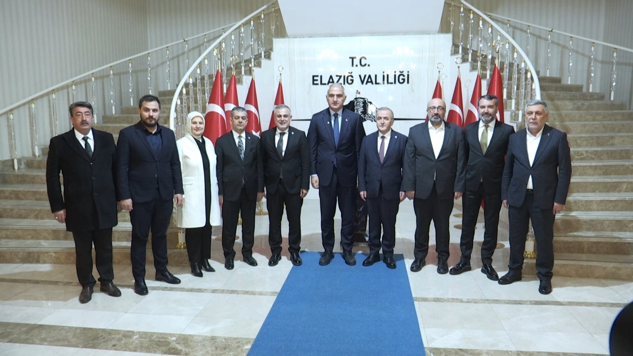 Kültür ve Turizm Bakanı Ersoy, Elazığ'ı Ziyaret Etti