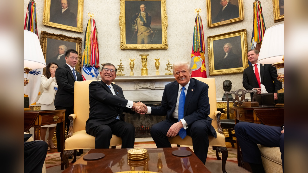 Trump ve Japonya Başbakanı Ishiba Beyaz Saray'da Bir Araya Geldi