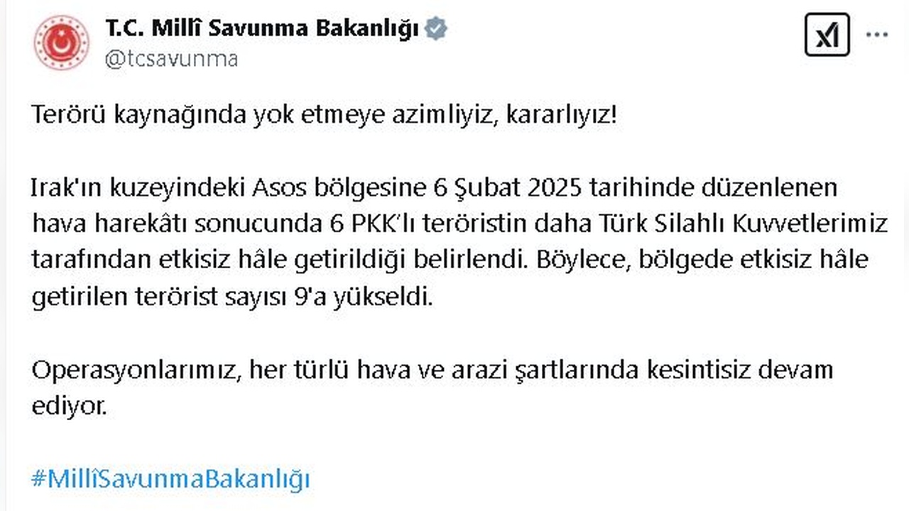 Irak'ın Kuzeyinde Terörle Mücadelede Önemli Gelişme