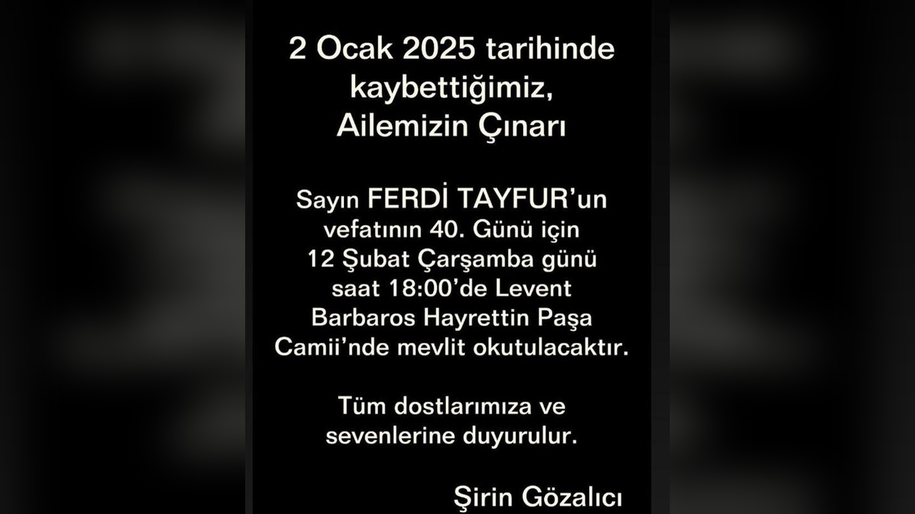 Ferdi Tayfur'un Vasiyeti Üzerine Ailedeki Gelişmeler