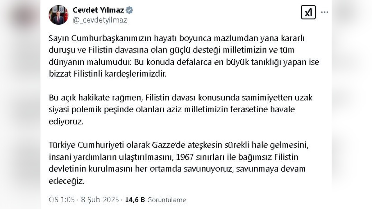 Cevdet Yılmaz'dan Siyasi Polemiklere Yanıt