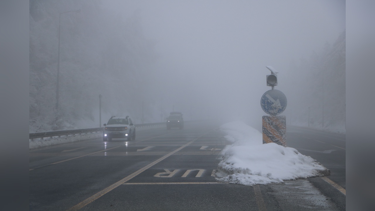 Bolu Dağı'nda Hava Koşulları Değişiyor