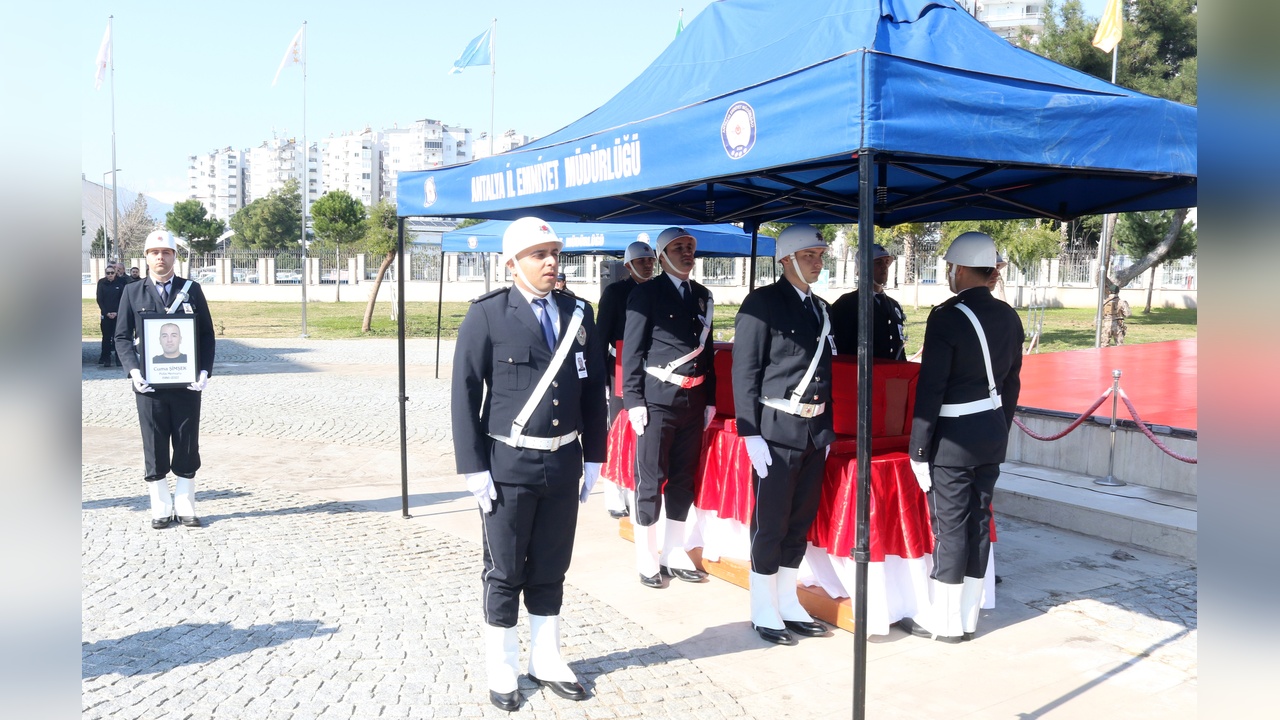 Motosiklet Kazasında Hayatını Kaybeden Polis Memuru İçin Tören Düzenlendi