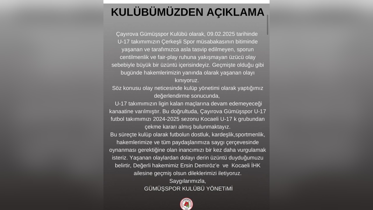 U-17 Futbolcusundan Şok Eylem: Hakem Bıçaklandı