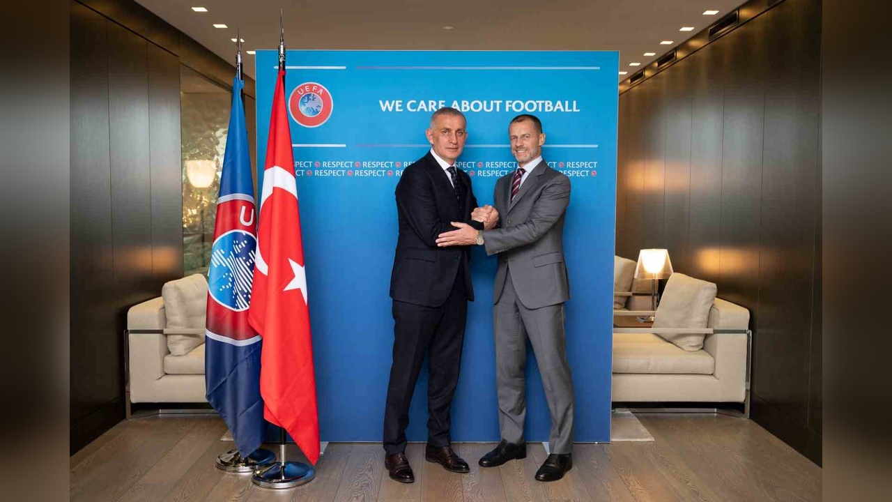 Hacıosmanoğlu ve Ceferin'den Futbol İşbirliği Mesajı