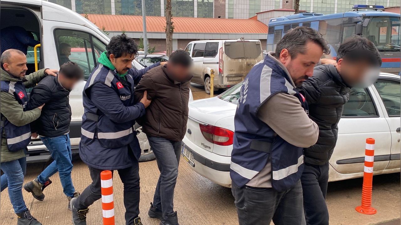 Samsun'da Suç Örgütüne Yönelik Operasyon: 37 Kişi Gözaltında