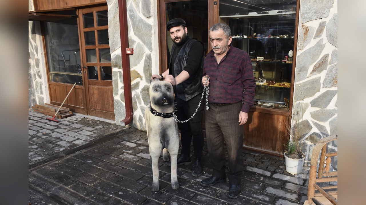 Usta Sanatçıdan Kangal Köpeği Heykeli