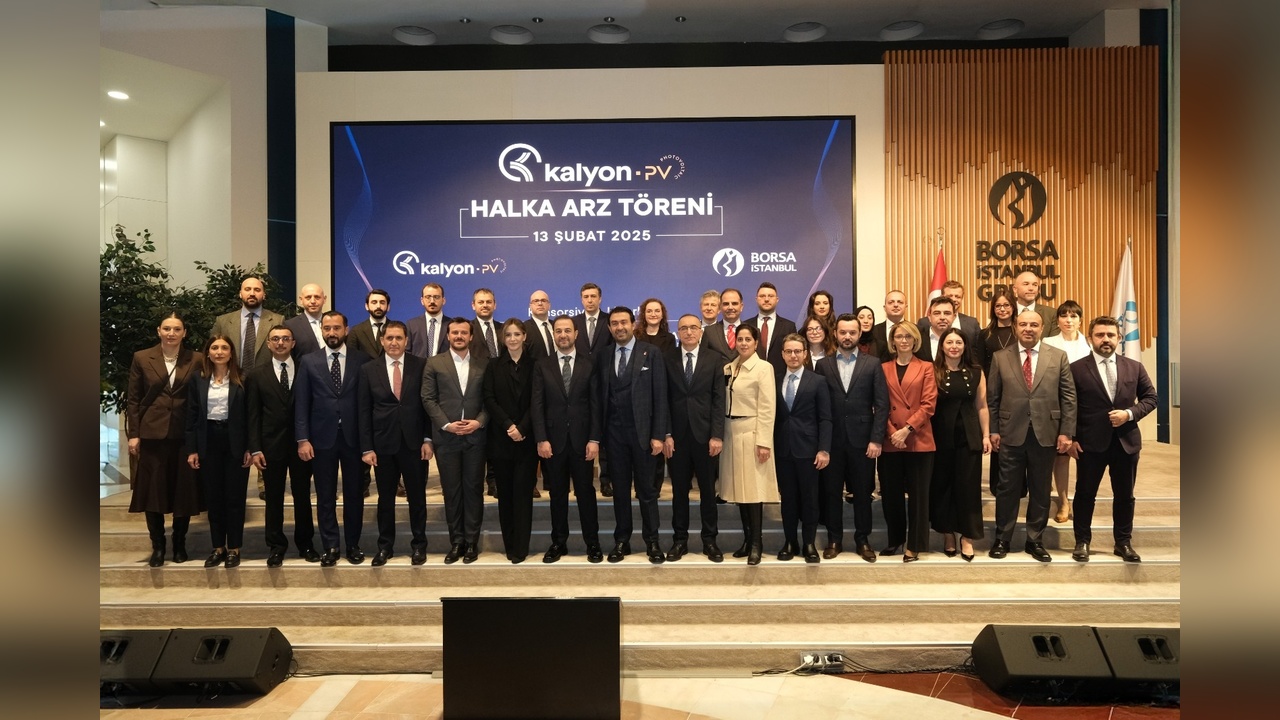 Kalyon PV, Borsa İstanbul'da İşlem Görmeye Başladı