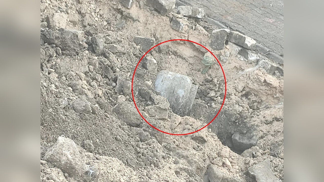 Nusaybin'de Altyapı Çalışmalarında Patlayıcı Dolu Mutfak Tüpü Ele Geçirildi