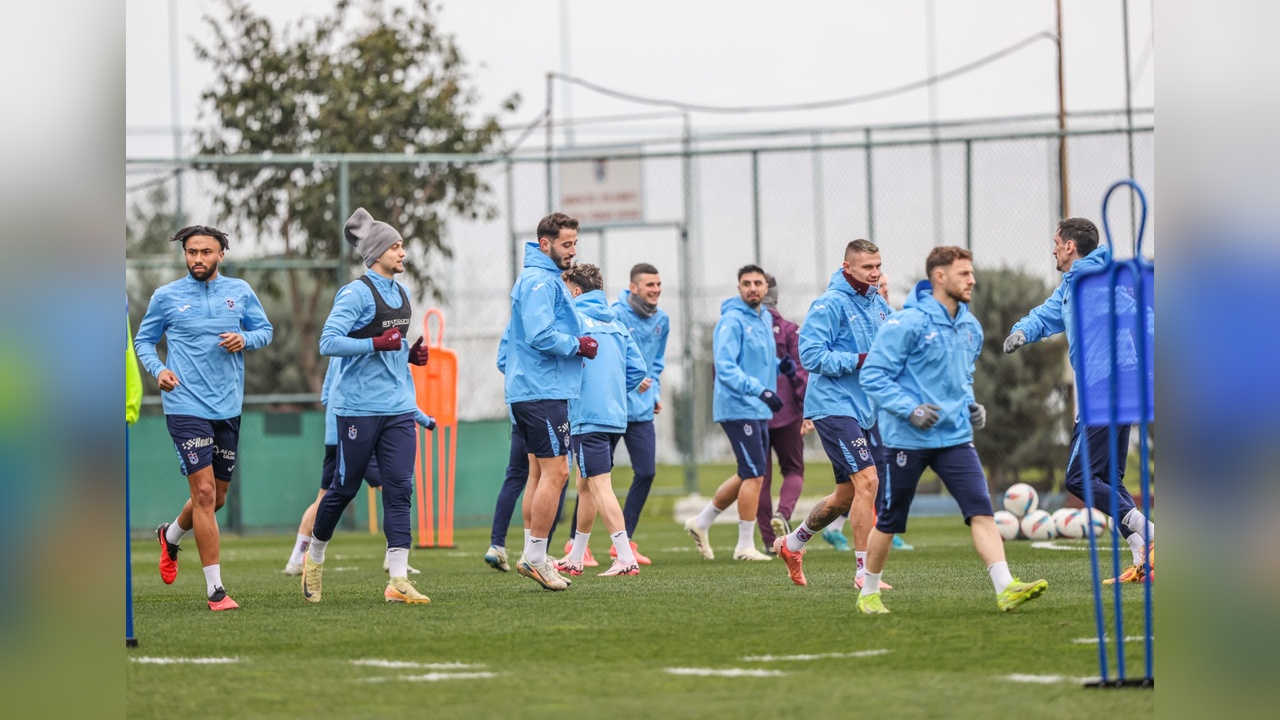 Trabzonspor, Beşiktaş Maçına Hazırlıklarını Yoğunlaştırdı