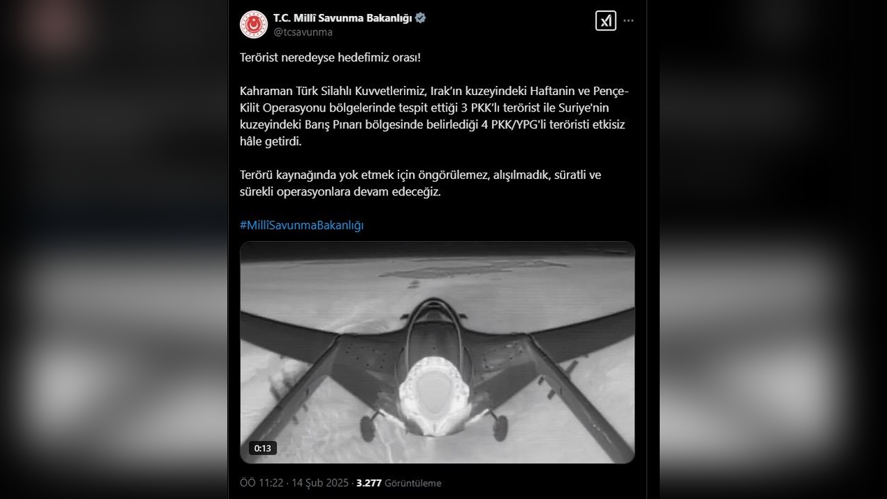 Irak ve Suriye'nin Kuzeyinde Terörle Mücadele Operasyonu