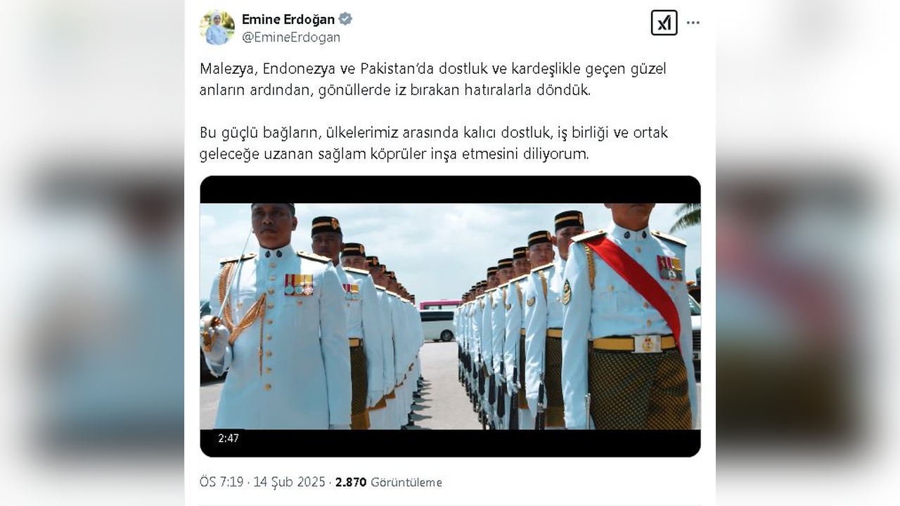 Emine Erdoğan'ın Asya Turu: Malezya, Endonezya ve Pakistan Ziyaretleri