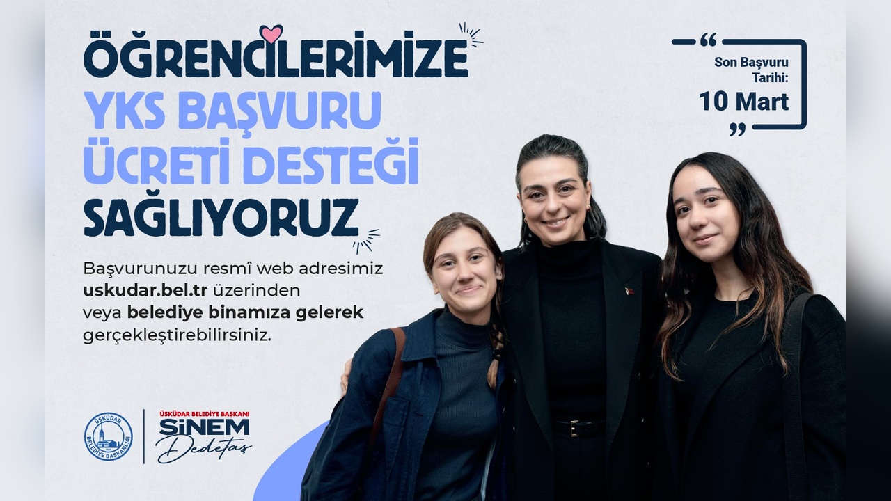 Üsküdar Belediyesi, YKS Hazırlığı İçin Öğrencilere Destek Oluyor