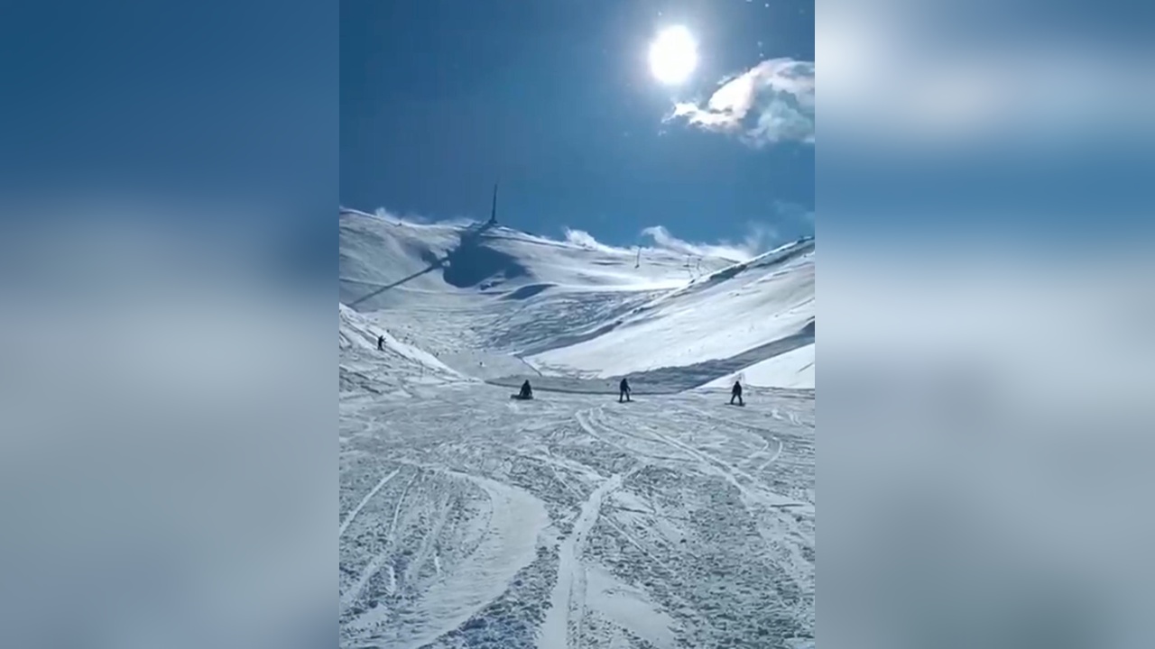 Palandöken'de Kapalı Alanda Çığ Düşmesi Olayı