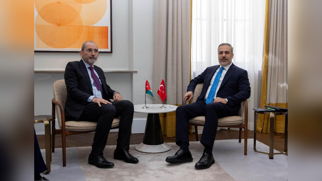 Bakan Fidan ve Ürdün Dışişleri Bakanı Safedi'nin Görüşmesi