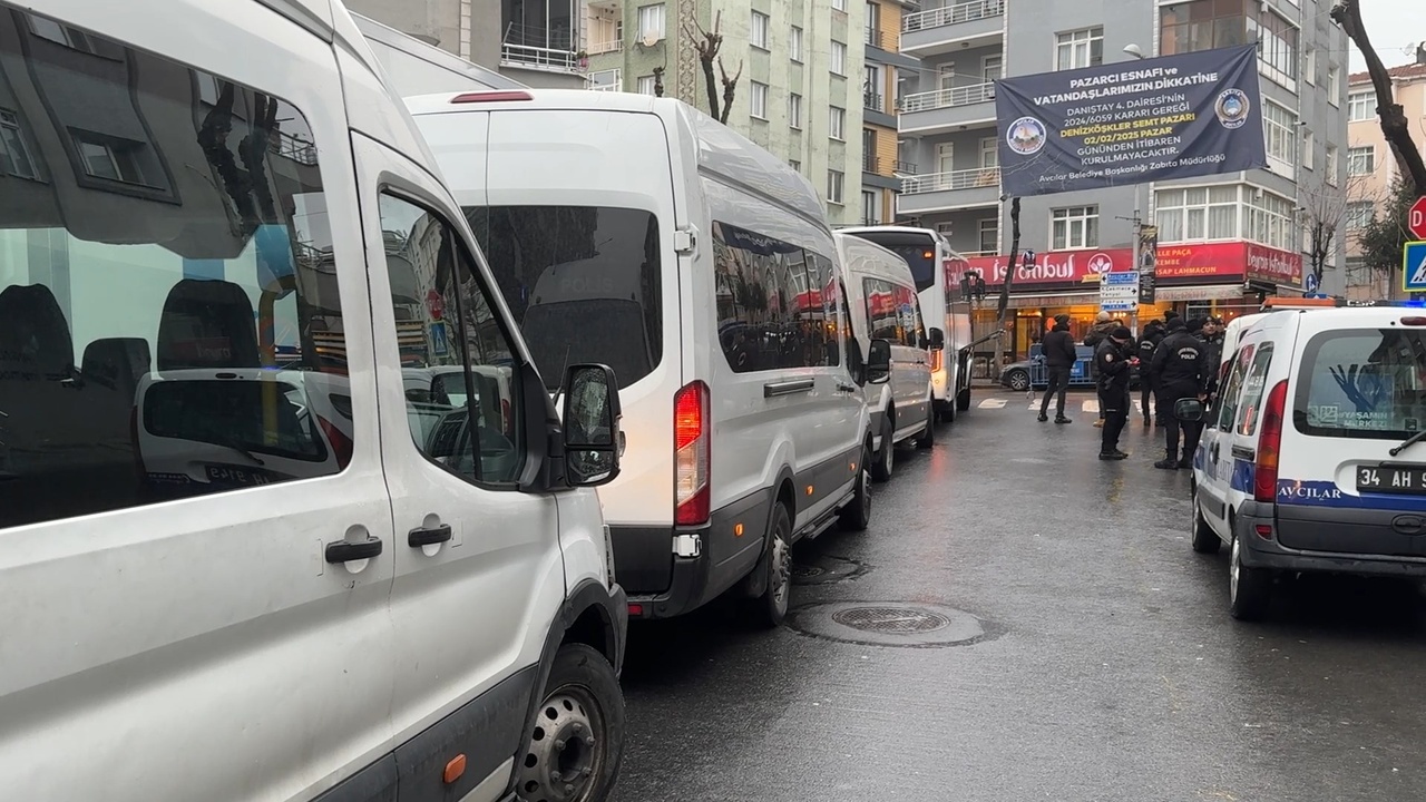 Avcılar'daki Semt Pazarı Esnafına Yürüyüş İzni Verilmedi