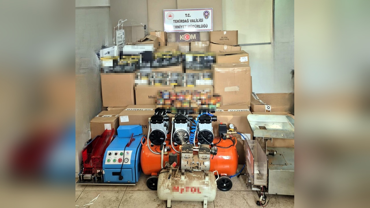 Tekirdağ'da Dev Makaron Operasyonu: 305 Bin Ele Geçirildi