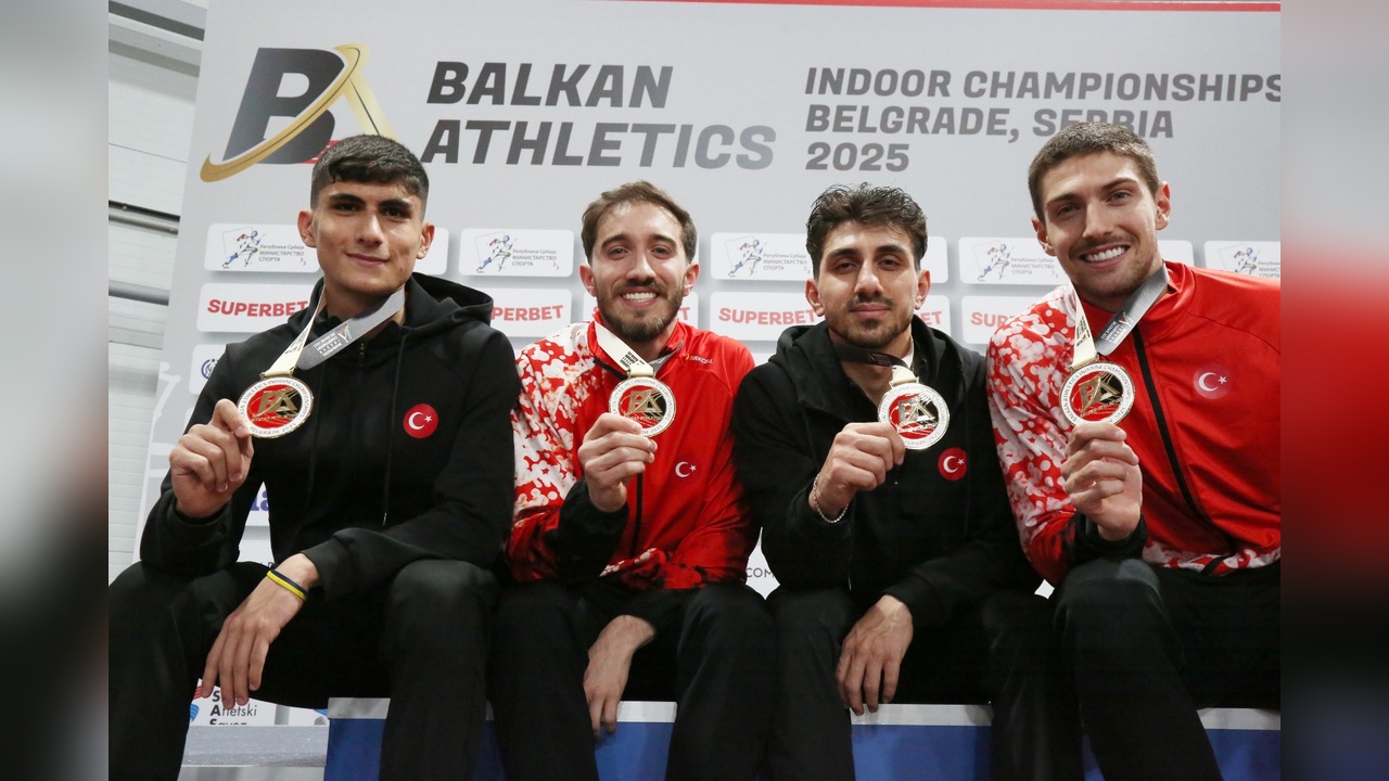 Balkan Salon Atletizm Şampiyonası'nda Türkiye'den büyük başarı