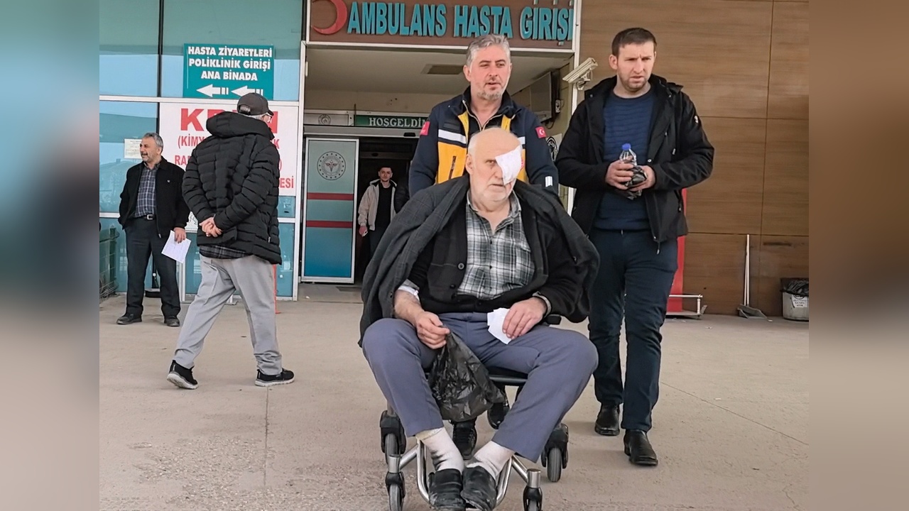 Sprey Boya Tüpü Patladı, Göz Yaralandı