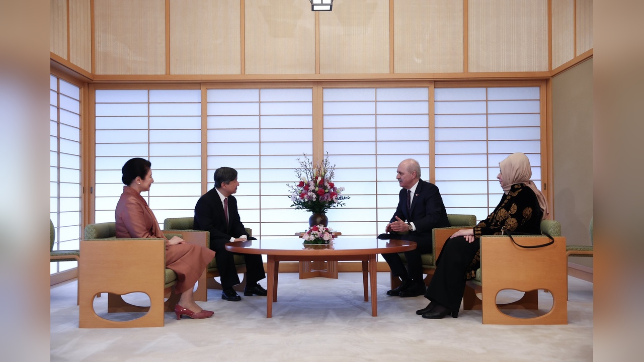 Kurtulmuş, Japonya İmparatoru Naruhito ile Görüştü