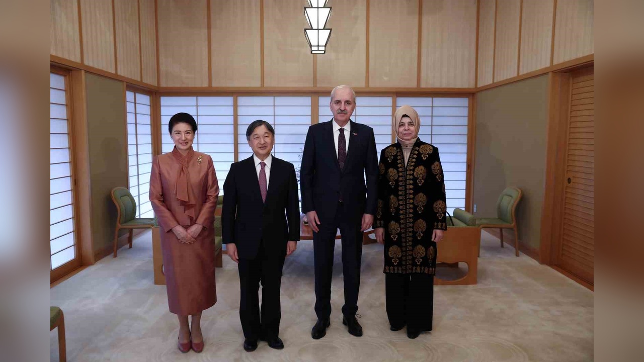Kurtulmuş, Japonya İmparatoru Naruhito ile Görüştü
