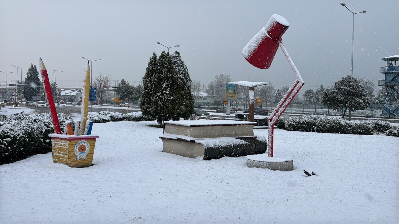 Samsun'u Beyaza Bürüyen Kar Yağışı Hayatı Olumsuz Etkiledi