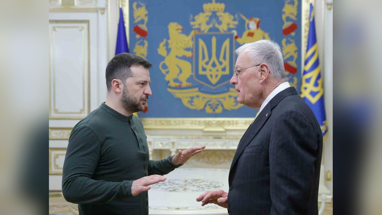 Zelenskiy ve Kellogg'dan Kritik Görüşme