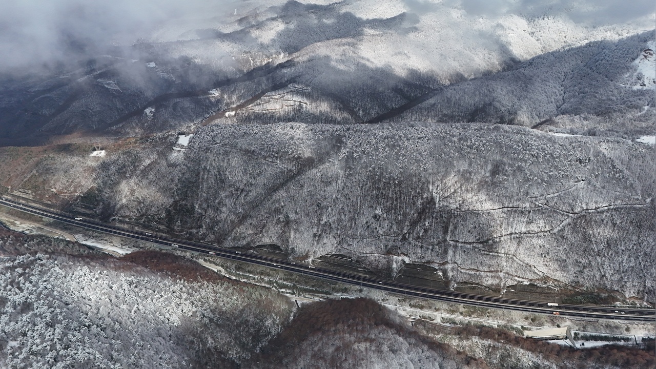 Bolu Dağı'nda Kış Manzarası Görücüye Çıktı