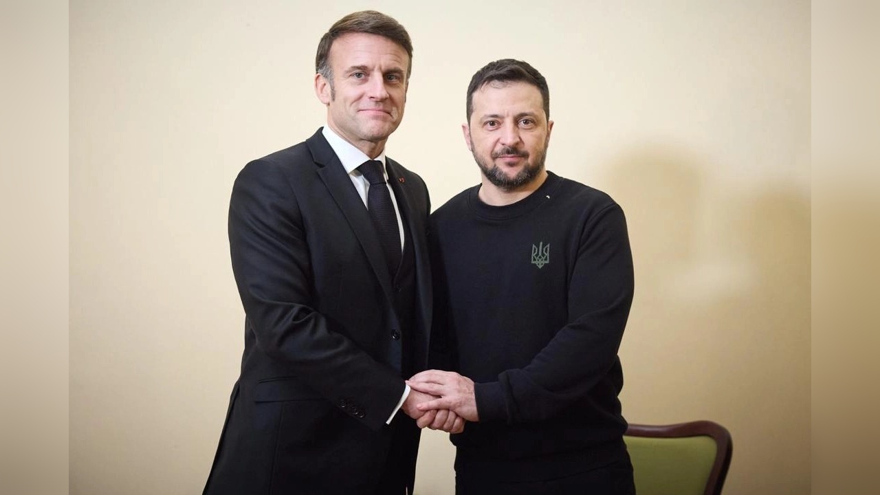 Macron ve Zelenskiy, Telefon Görüşmesiyle İlişkileri Güçlendirdi