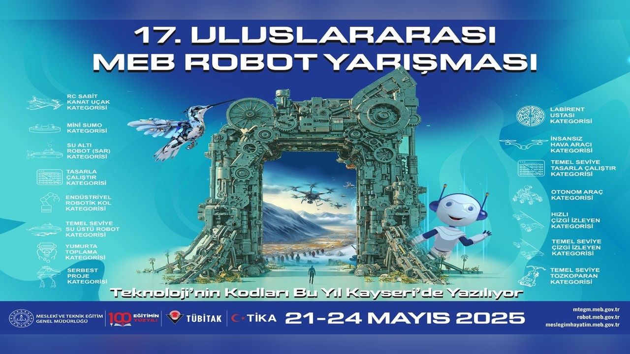 MEB Uluslararası Robot Yarışması İçin Başvurular Açıldı