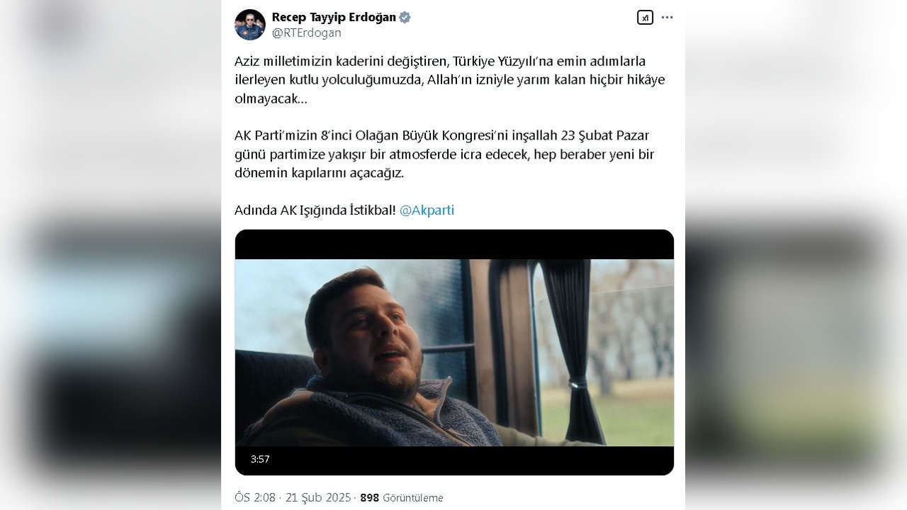 Cumhurbaşkanı Erdoğan, Yeni Dönem Vurgusu Yaptı