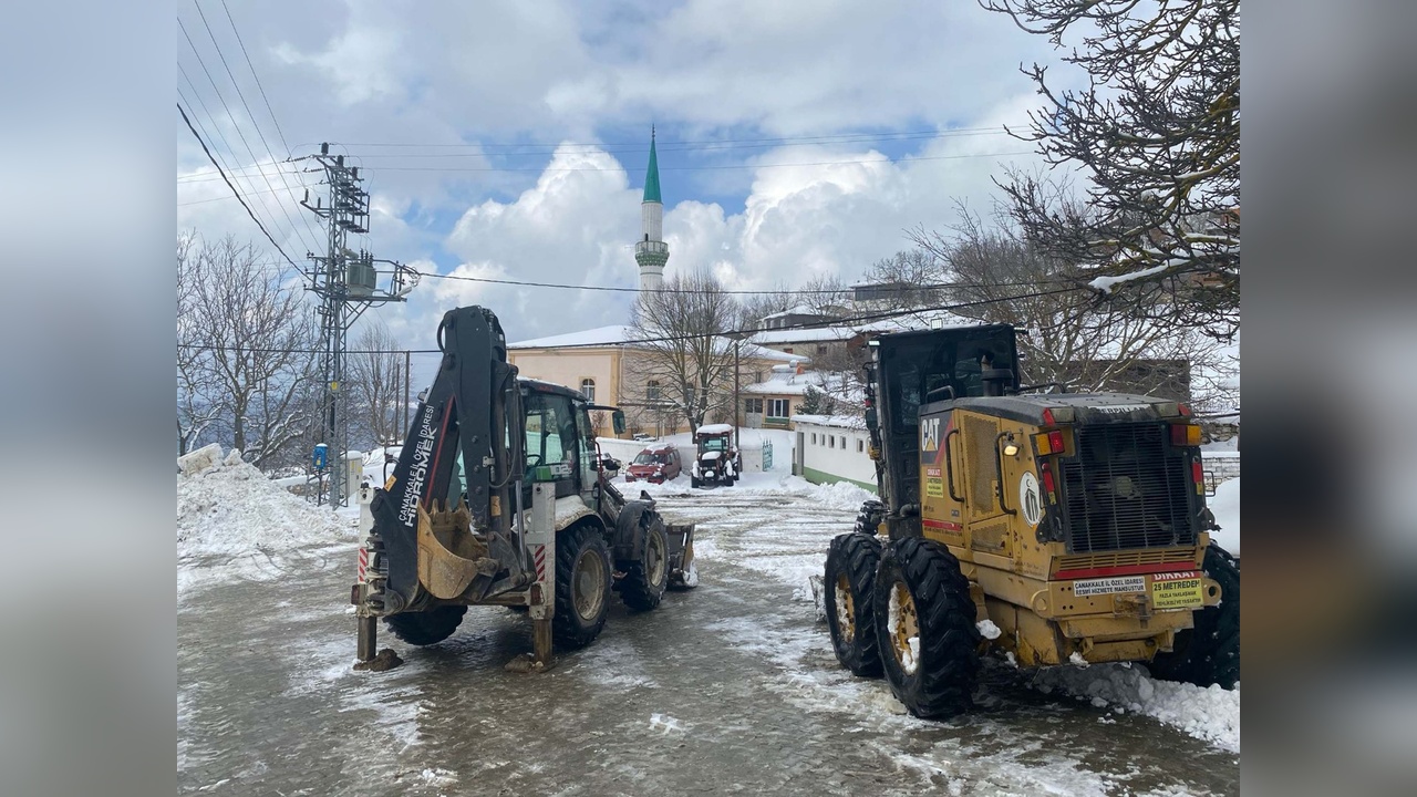 Çanakkale'deki 25 Köy Yolu Yeniden Ulaşıma Açıldı
