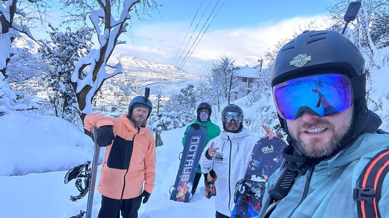 Ordu Sokaklarında Snowboard Keyfi