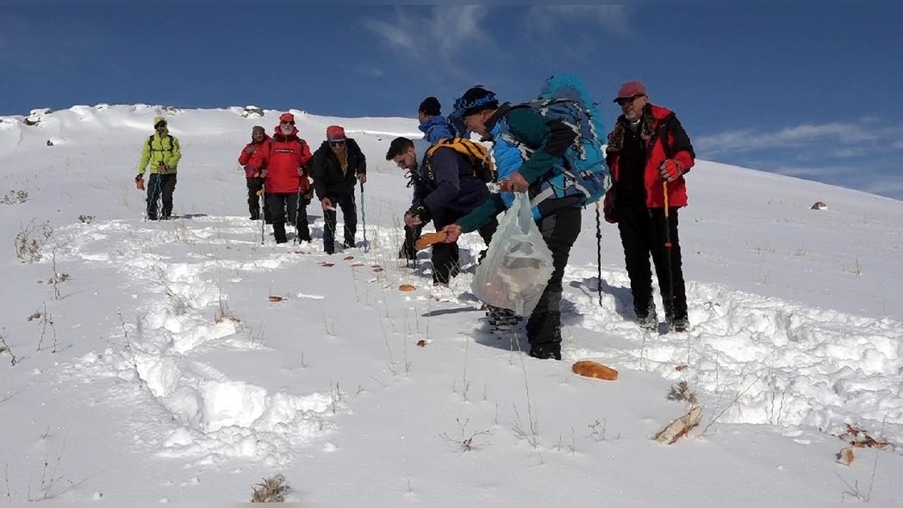 Yaban Hayvanları İçin Zernaki Tepe'de Ekmek Bırakıldı
