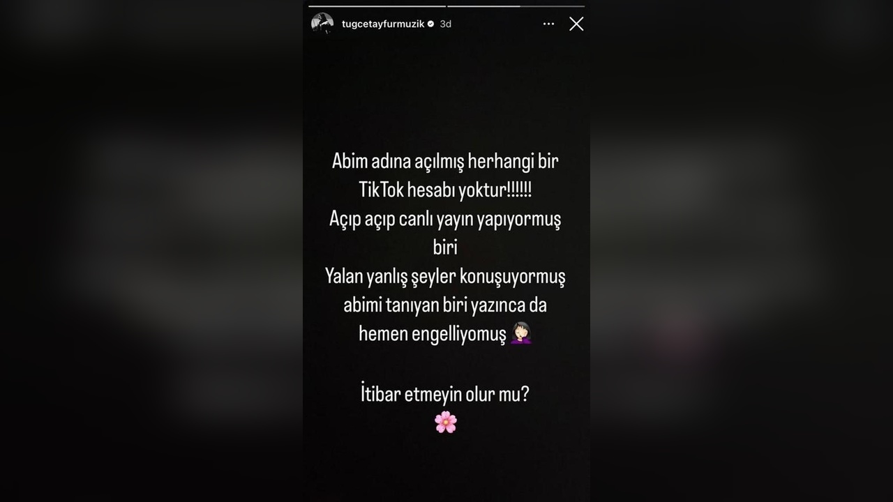 Tuğçe Tayfur'un Ağabeyi TikTok Üzerinden Hedef Alındı