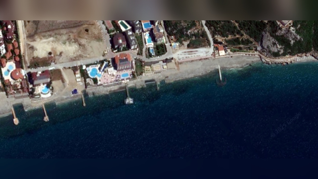 Antalya Kıyılarındaki Doldurulmuş Alanlar Uydu Görüntülerinde Belgelendi
