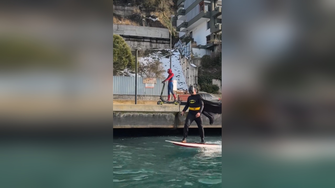 Bebek Sahili'nde Süper Kahramanlar Eğlenceli Anlar Yaşadı