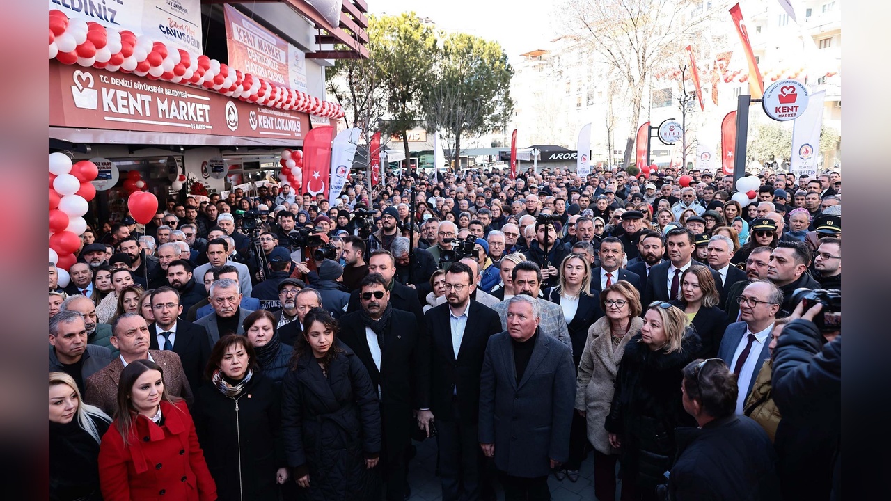 Denizli'de Yeni Bir Alışveriş Noktası: Kent Market Açıldı