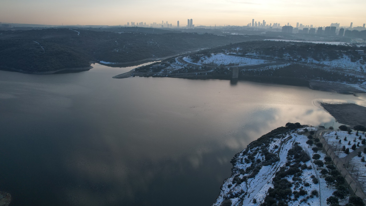 İstanbul'da Kar Yağışı Barajları Besledi