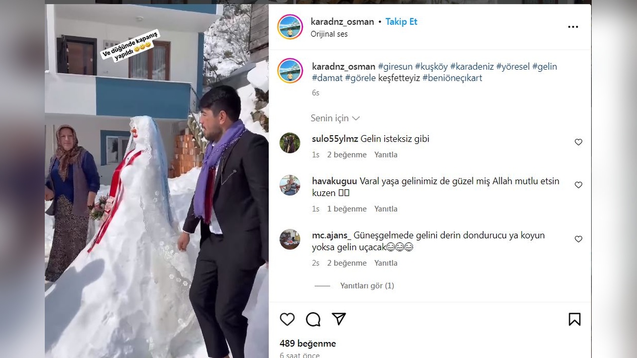 Kış Masalı: Kardan Gelinle Düğün Töreni