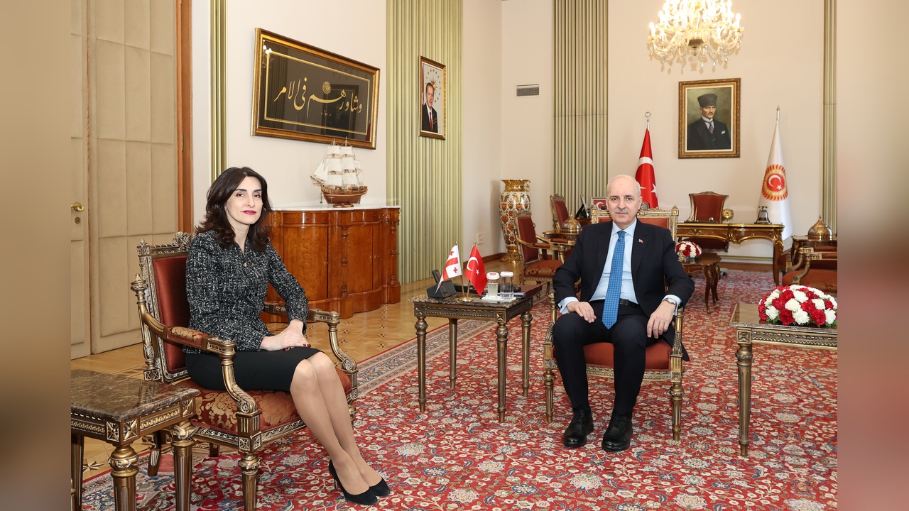 Kurtulmuş, Gürcistan Dışişleri Bakanı'nı Ağırladı