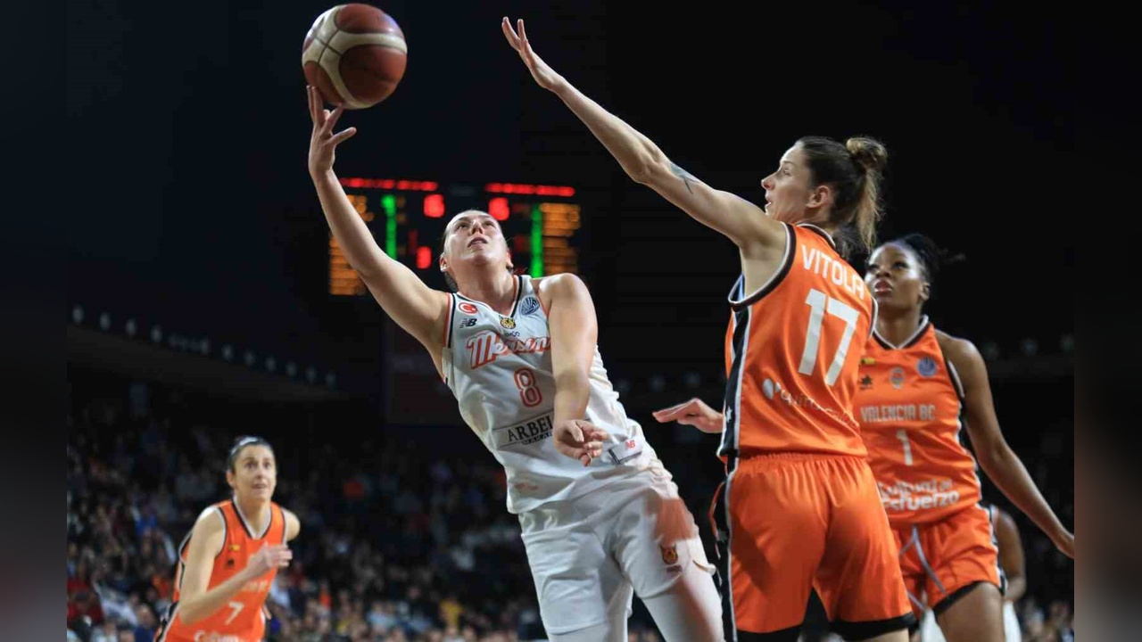 ÇBK Mersin, Valencia Basket'i Farklı Geçti