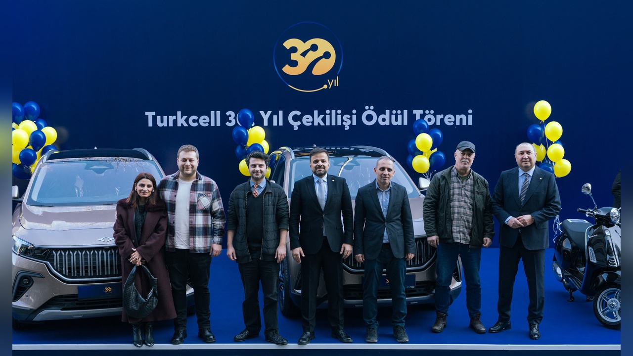 Turkcell'in 30. Yıl Çekilişi Ödül Töreni Gerçekleşti