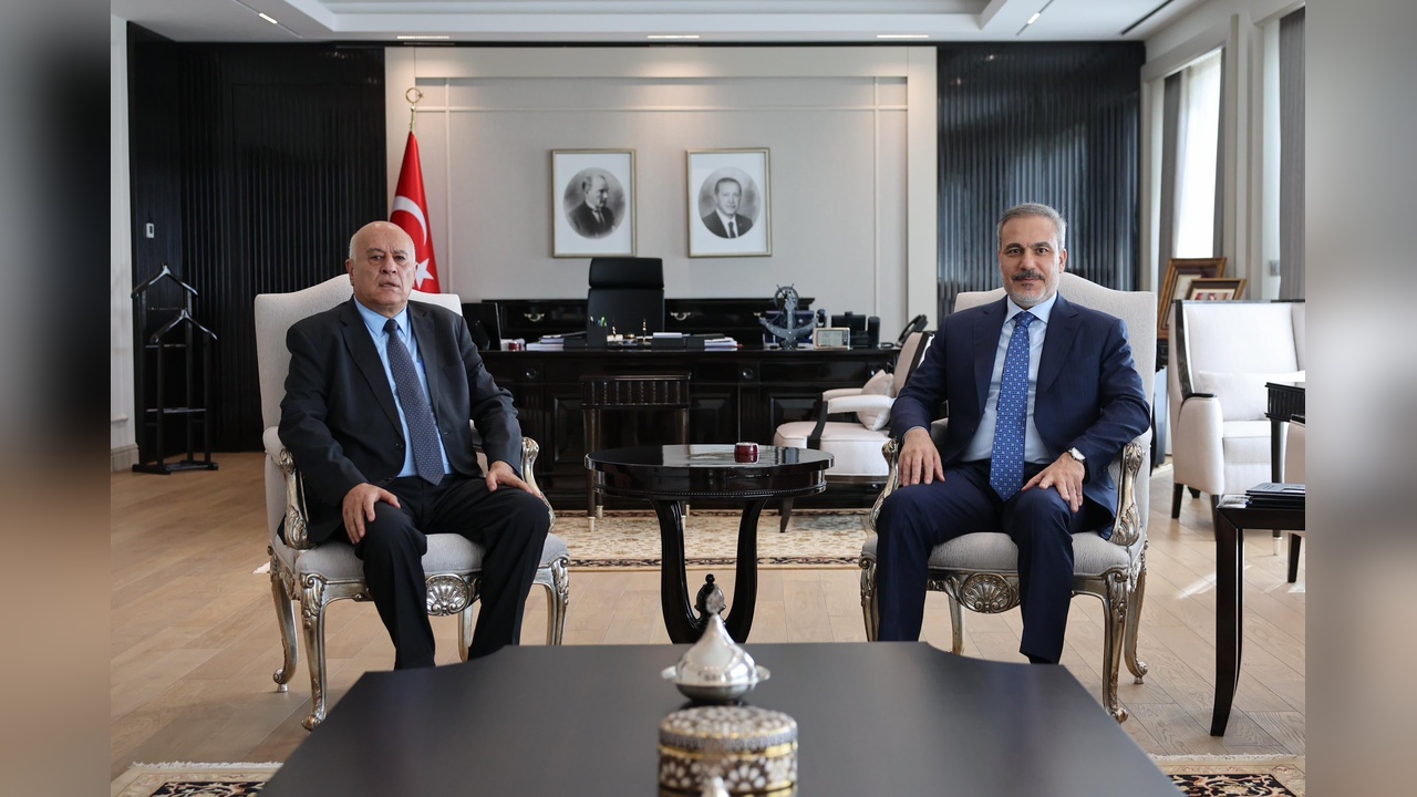 Bakan Fidan, Fetih Hareketi Genel Sekreteri Rajub ile bir araya geldi
